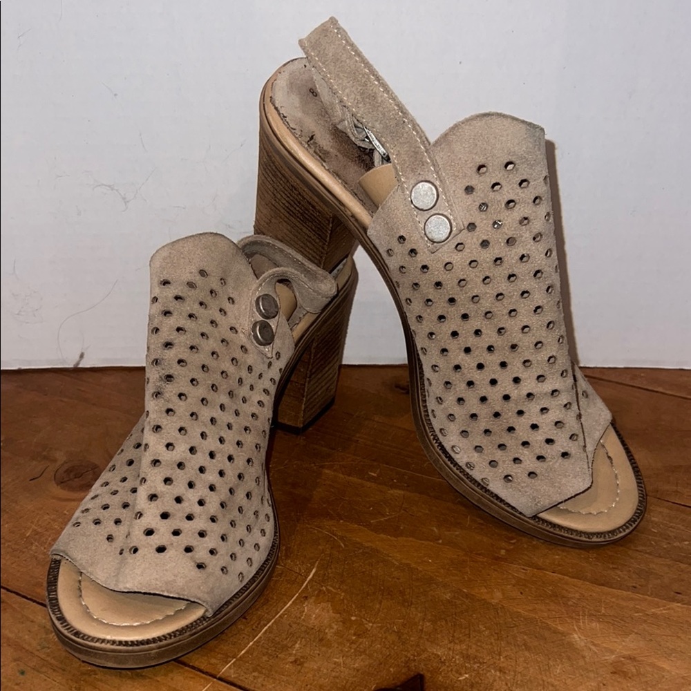 Barbara Barbieri Stacked Heels Mules